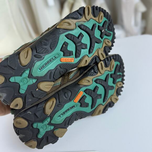 Merrell Dark Earth water proof hiking boots, shoes, women's sz, 8 S4114 - Picture 8 of 10